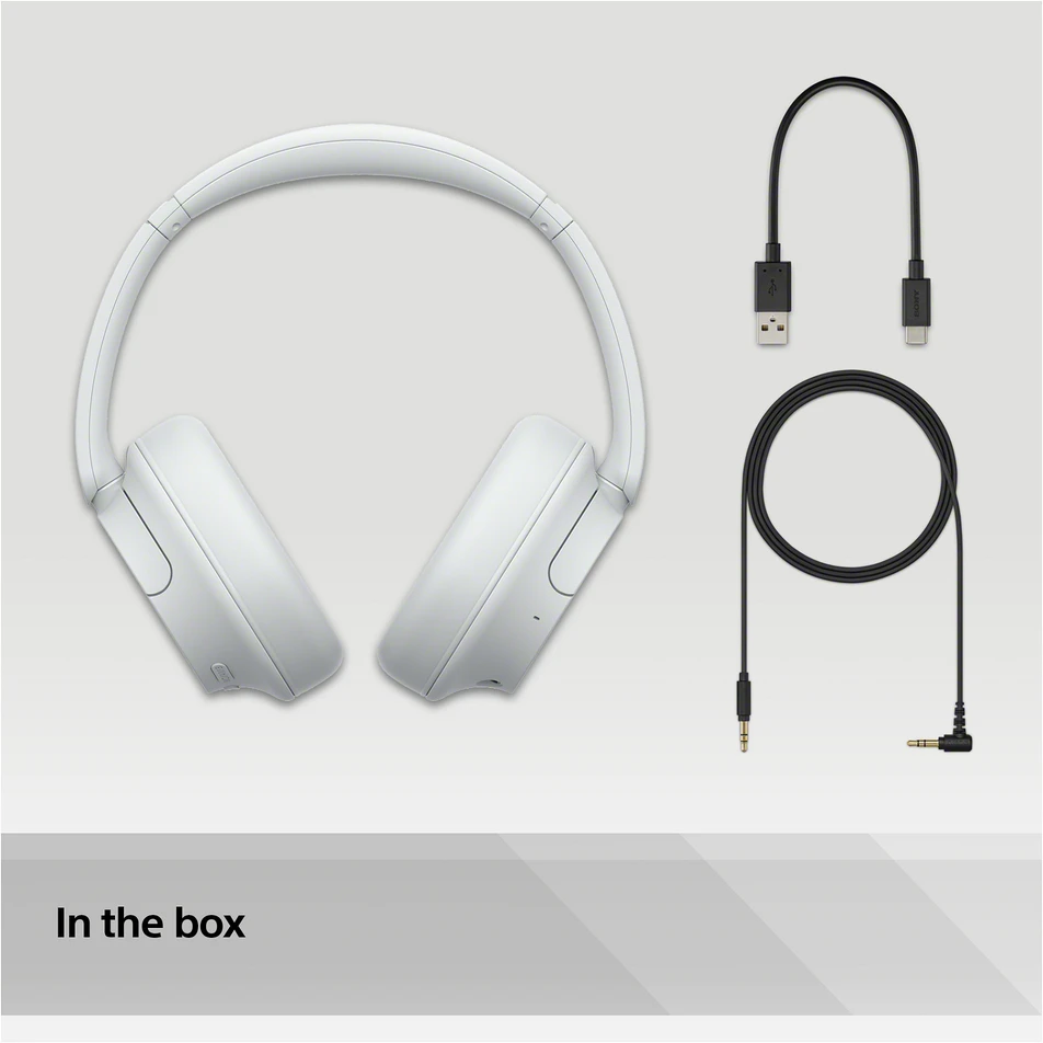 Sony WH-CH720N balti Extra-Bass ausinės