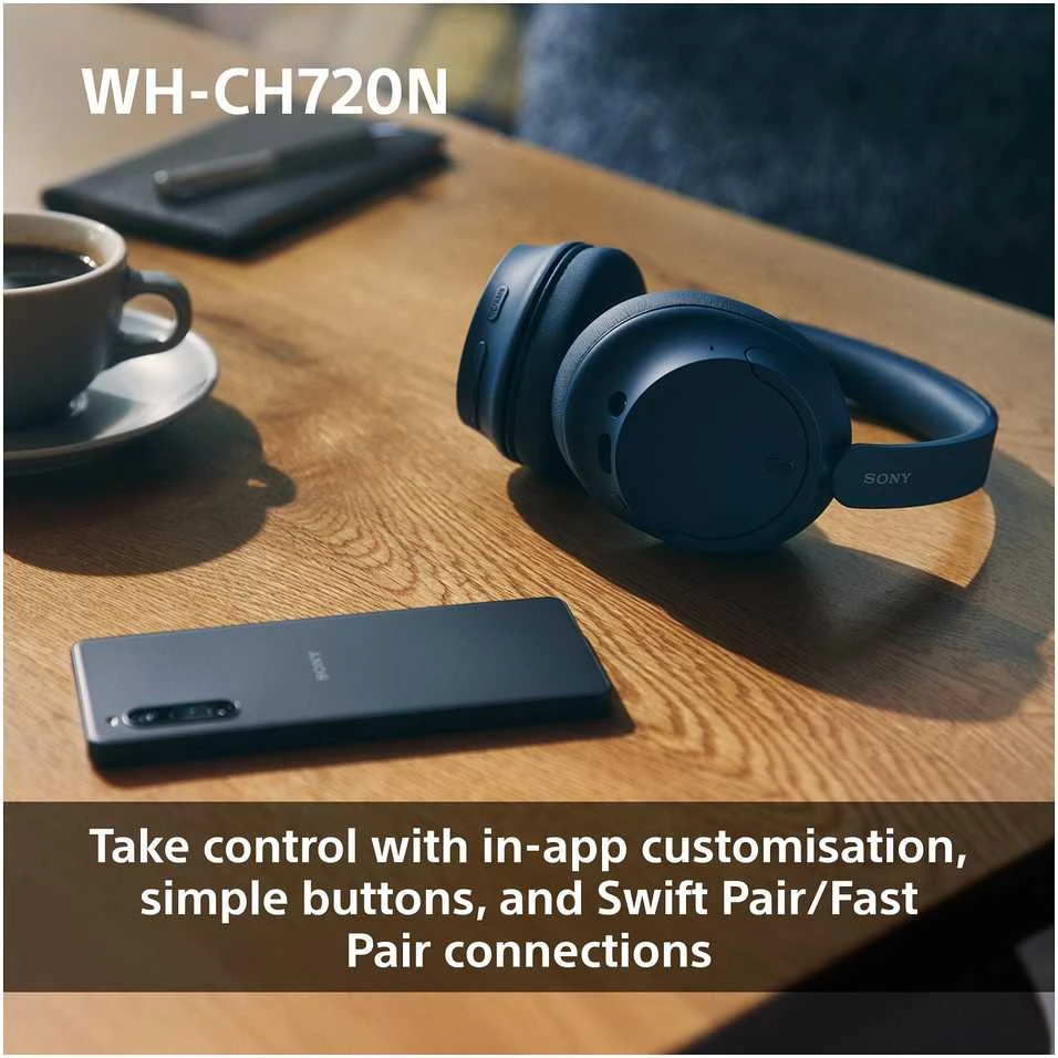 Sony WH-CH720N belaidės ausinės, Rožinės