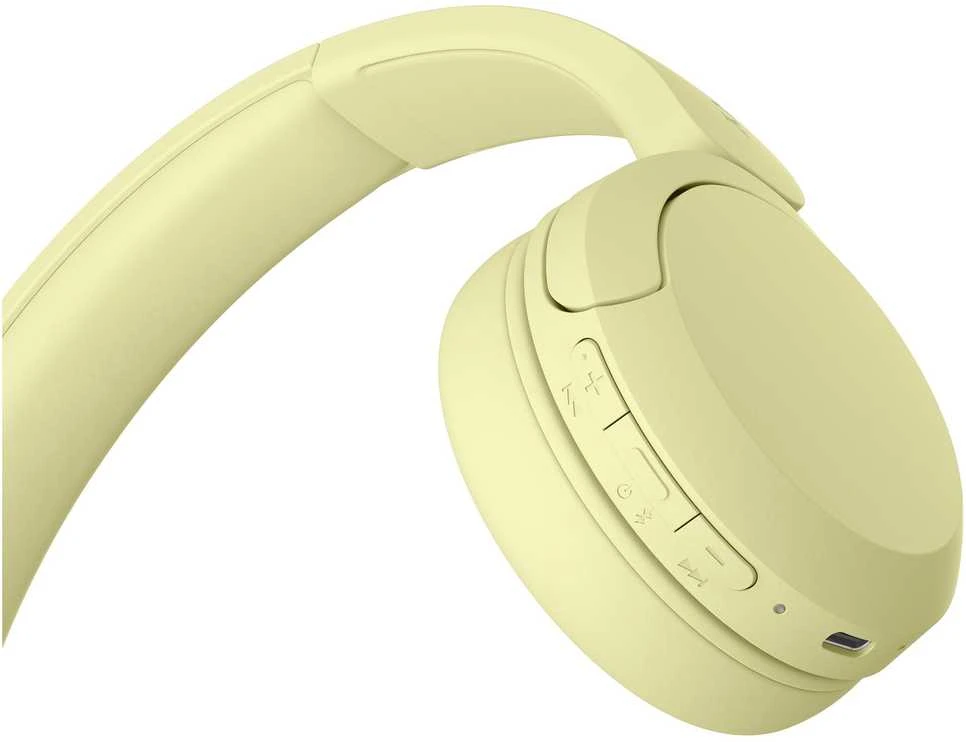 Belaidės Ausinės Sony WH-CH520L, Geltonos spalvos
