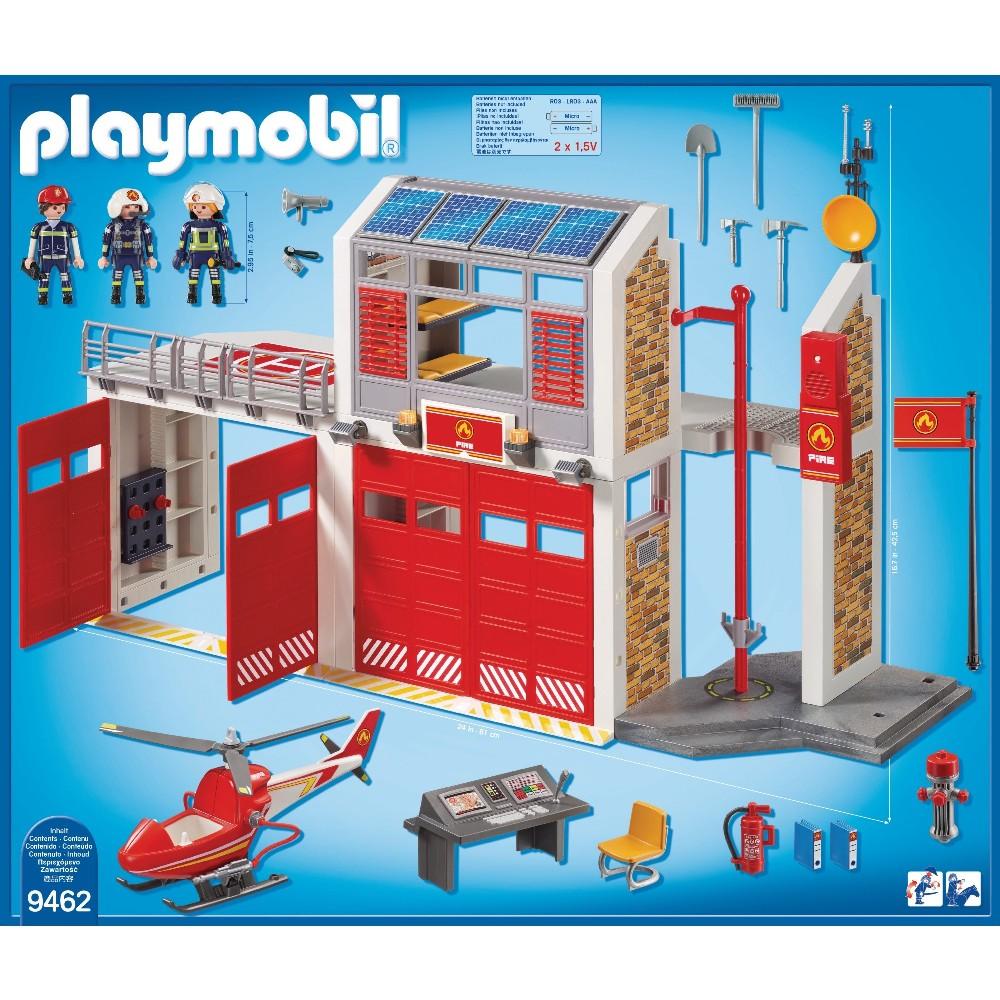 PLAYMOBIL CITY ACTION Ugniagesių gaisrinė su kopėčiomis, 9463