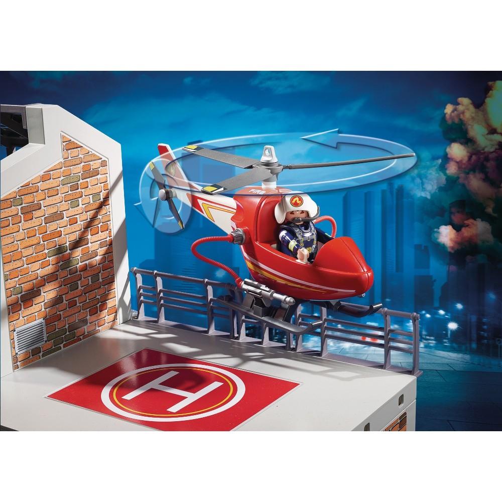 PLAYMOBIL CITY ACTION Ugniagesių gaisrinė su kopėčiomis, 9463