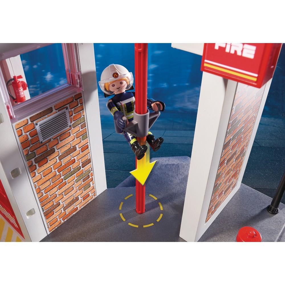 PLAYMOBIL CITY ACTION Ugniagesių gaisrinė su kopėčiomis, 9463