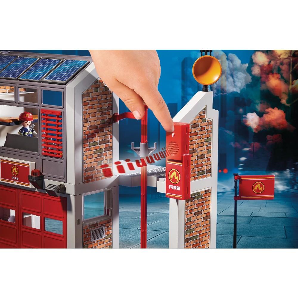 PLAYMOBIL CITY ACTION Ugniagesių gaisrinė su kopėčiomis, 9463