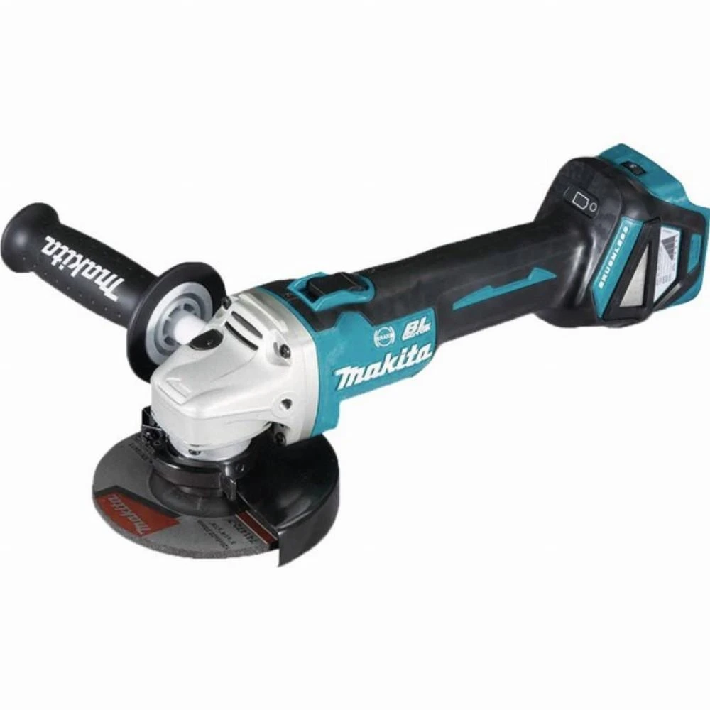 Makita kampinis šlifuoklis DGA513ZJ 18V 125mm be akumuliatoriaus ir kroviklio + lagaminas
