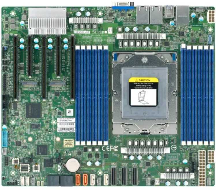 Supermicro pagrindinė plokštė H13SSL-NT ATX Sockel SP5 Masinis