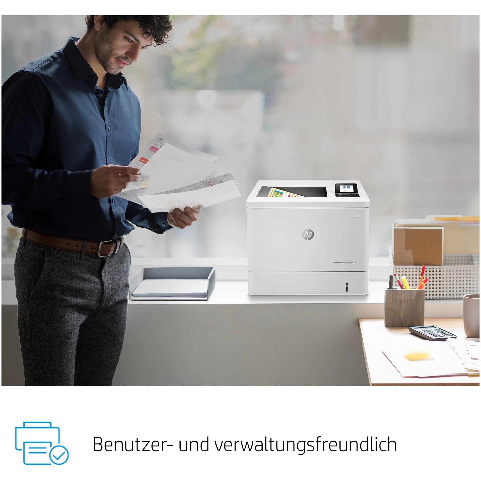 Spausdintuvas „Hewlett Packard“ (HP) „HP Color LaserJet Enterprise M554dn“ A4 spalvotas lazerinis USB 33 psl./min. (ML)