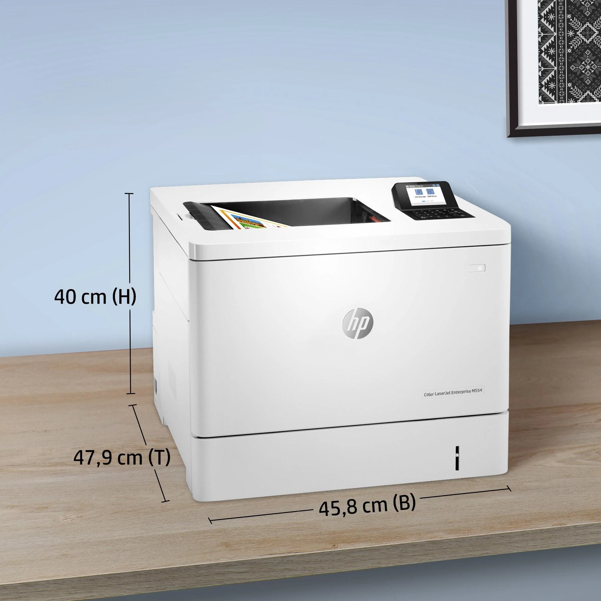 Spausdintuvas „Hewlett Packard“ (HP) „HP Color LaserJet Enterprise M554dn“ A4 spalvotas lazerinis USB 33 psl./min. (ML)