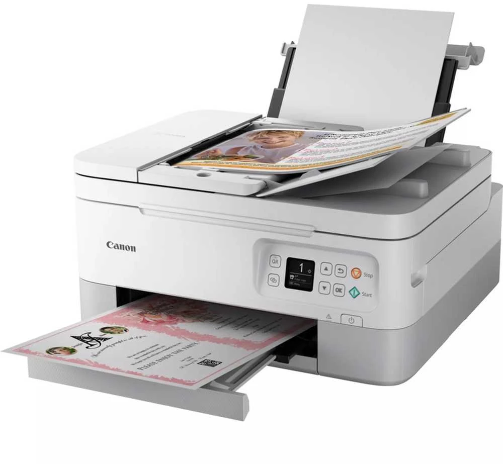 Spausdintuvas Canon PIXMA TS7451i | Spalvotas | Rašalinis | Kopijuoti, spausdinti, nuskaityti | Wi-Fi | Maksimalus ISO A serijos popieriaus dydis A4 | Baltas