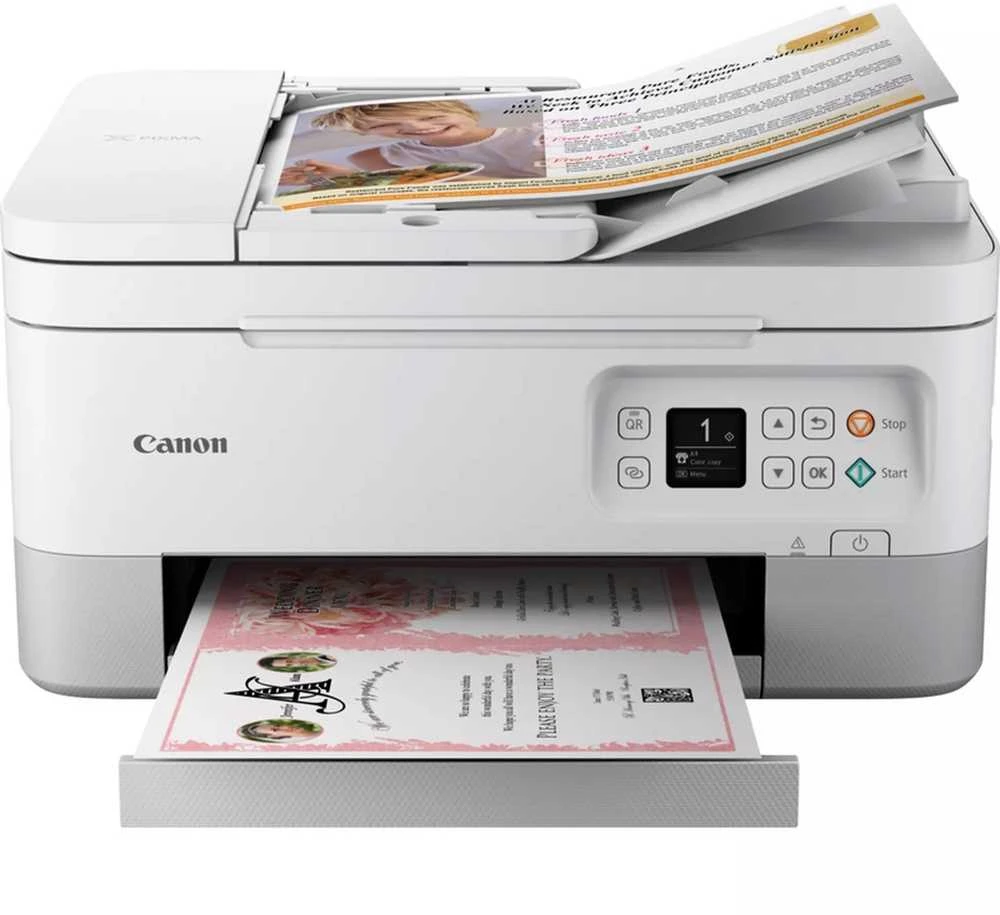 Spausdintuvas Canon PIXMA TS7451i | Spalvotas | Rašalinis | Kopijuoti, spausdinti, nuskaityti | Wi-Fi | Maksimalus ISO A serijos popieriaus dydis A4 | Baltas