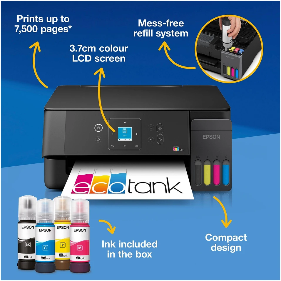 Rašalinis spausdintuvas Epson EcoTank* ET2920