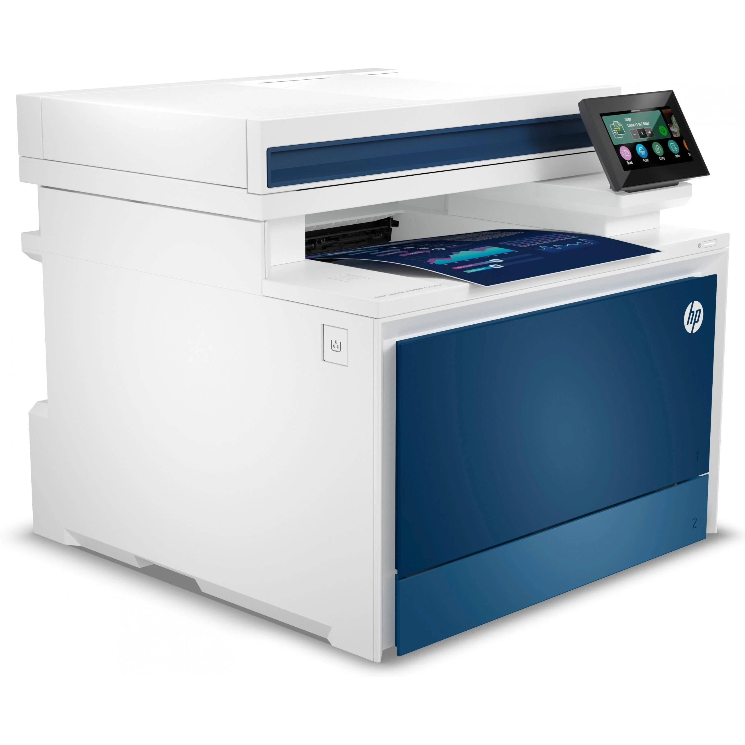 Hewlett Packard (HP) HP Color LaserJet Pro MFP 4302fdn All-in-One Spausdintuvas - A4 spalvotas lazerinis, Spausdinti/Kopijuoti/Dual-Side Scan, Auto-Duplex, Automatinis dokumentų tiektuvas, LAN, Faksas, 33ppm, 750-4000 puslapių mėnuo (pakeičia M479fdn)