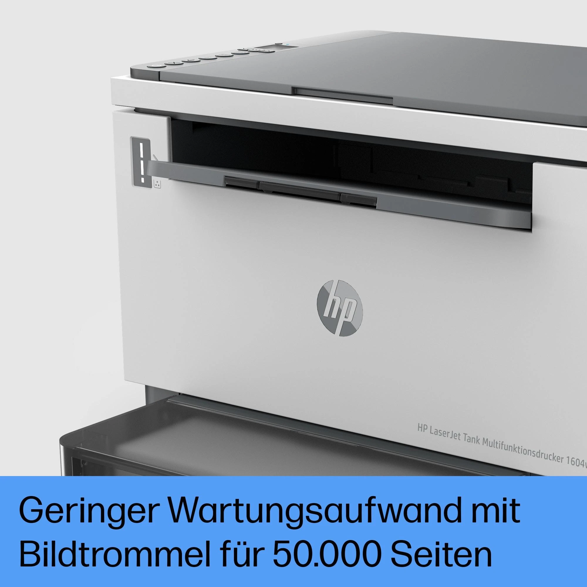 Hewlett Packard (HP) HP LaserJet Tank 1604w AIO All-in-One Spausdintuvas - A4 Mono lazerinis, Print/Copy/Scan, Wifi, 23ppm, 250-2500 pages per men (pakeičia Neverstop)