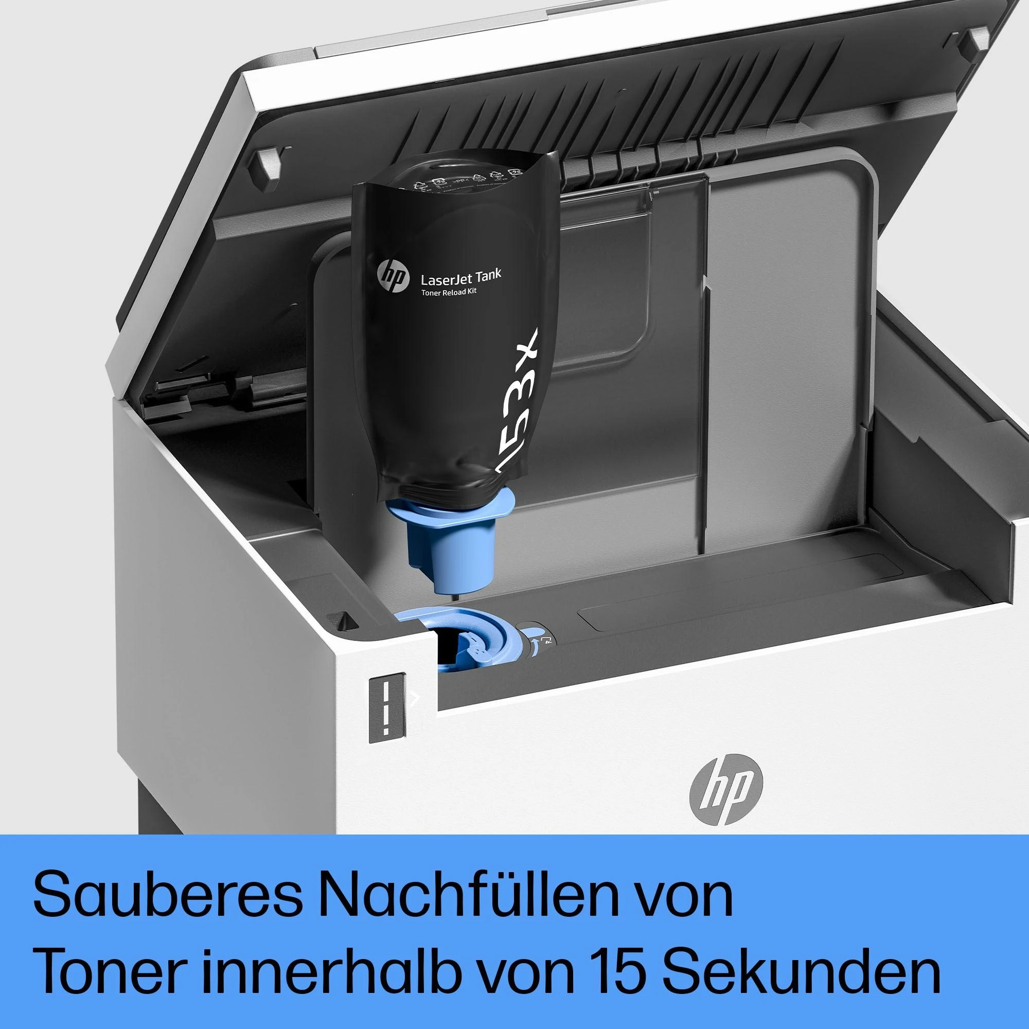 Hewlett Packard (HP) HP LaserJet Tank 1604w AIO All-in-One Spausdintuvas - A4 Mono lazerinis, Print/Copy/Scan, Wifi, 23ppm, 250-2500 pages per men (pakeičia Neverstop)