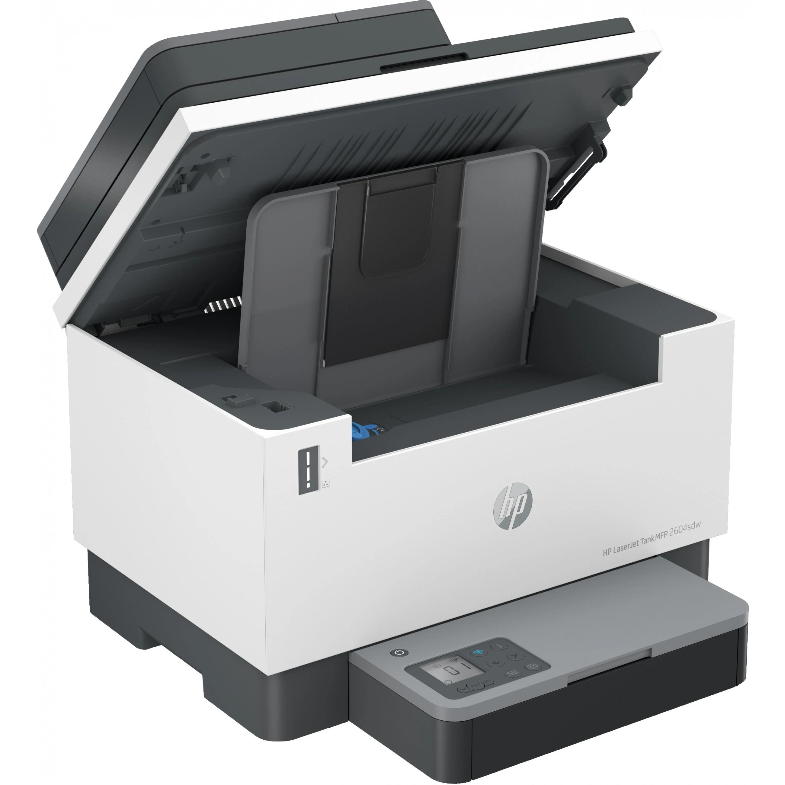 Hewlett Packard (HP) HP LaserJet Tank 2604sdw AIO All-in-One Spausdintuvas - A4 Mono lazerinis, Spausdinti/Kopijuoti/Dual-Side Scan, Automatinis dokumentų tiektuvas, Auto-Duplex, LAN, Wifi, 22ppm, 250-2500 puslapių per mėnesį (pakeičia Neverstop)
