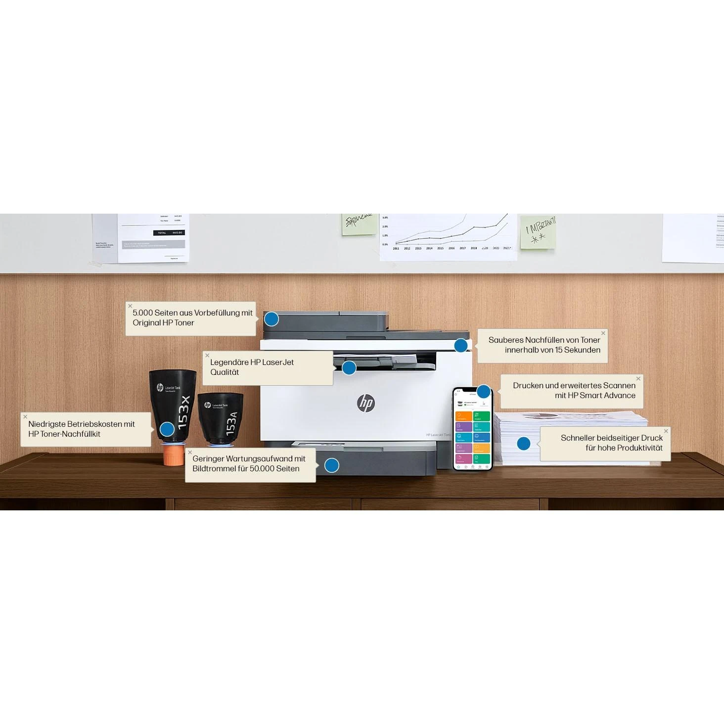 Hewlett Packard (HP) HP LaserJet Tank 2604sdw AIO All-in-One Spausdintuvas - A4 Mono lazerinis, Spausdinti/Kopijuoti/Dual-Side Scan, Automatinis dokumentų tiektuvas, Auto-Duplex, LAN, Wifi, 22ppm, 250-2500 puslapių per mėnesį (pakeičia Neverstop)