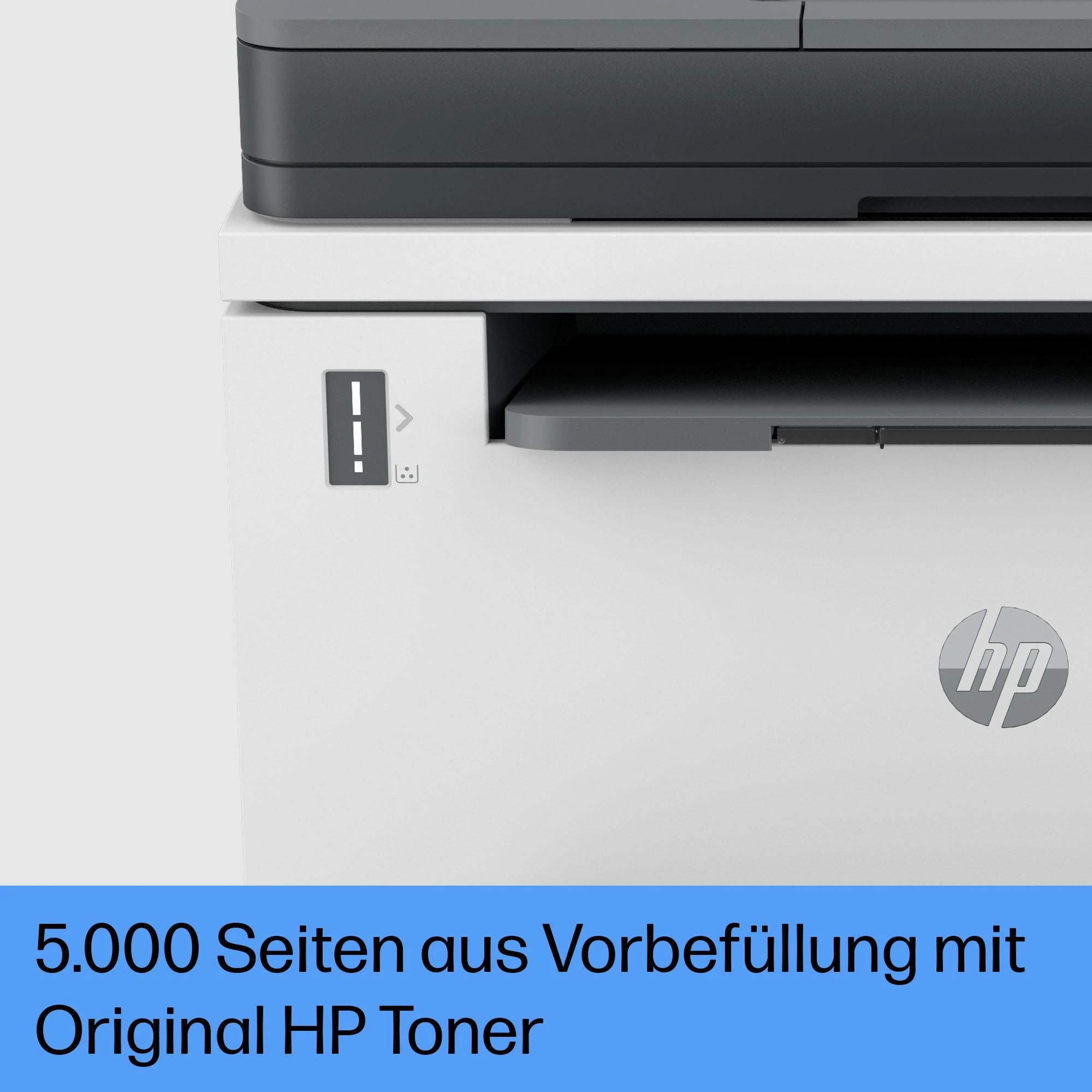 Hewlett Packard (HP) HP LaserJet Tank 2604sdw AIO All-in-One Spausdintuvas - A4 Mono lazerinis, Spausdinti/Kopijuoti/Dual-Side Scan, Automatinis dokumentų tiektuvas, Auto-Duplex, LAN, Wifi, 22ppm, 250-2500 puslapių per mėnesį (pakeičia Neverstop)