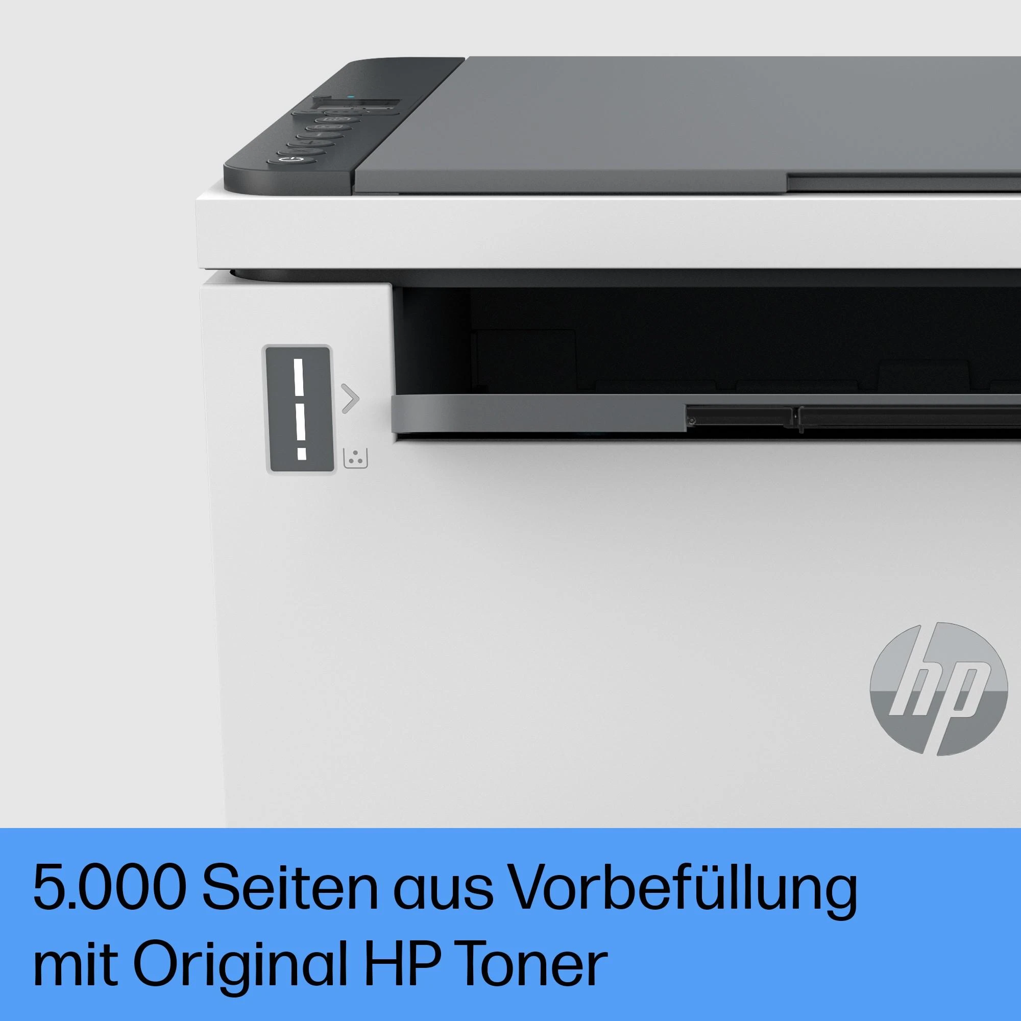 Hewlett Packard (HP) HP LaserJet Tank 2604dw AIO All-in-One Spausdintuvas - A4 Mono lazerinis, Spausdinti/Kopijuoti/Nuskaityti, Auto-Duplex, LAN, Wifi, 22 val., 250-2500 puslapių per mėnesį (pakeičia Neverstop)