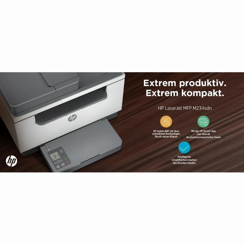 Spausdintuvas Hewlett Packard (HP) HP Daugiafunkcinis įrenginys LaserJet M234sdn (9YG02F)