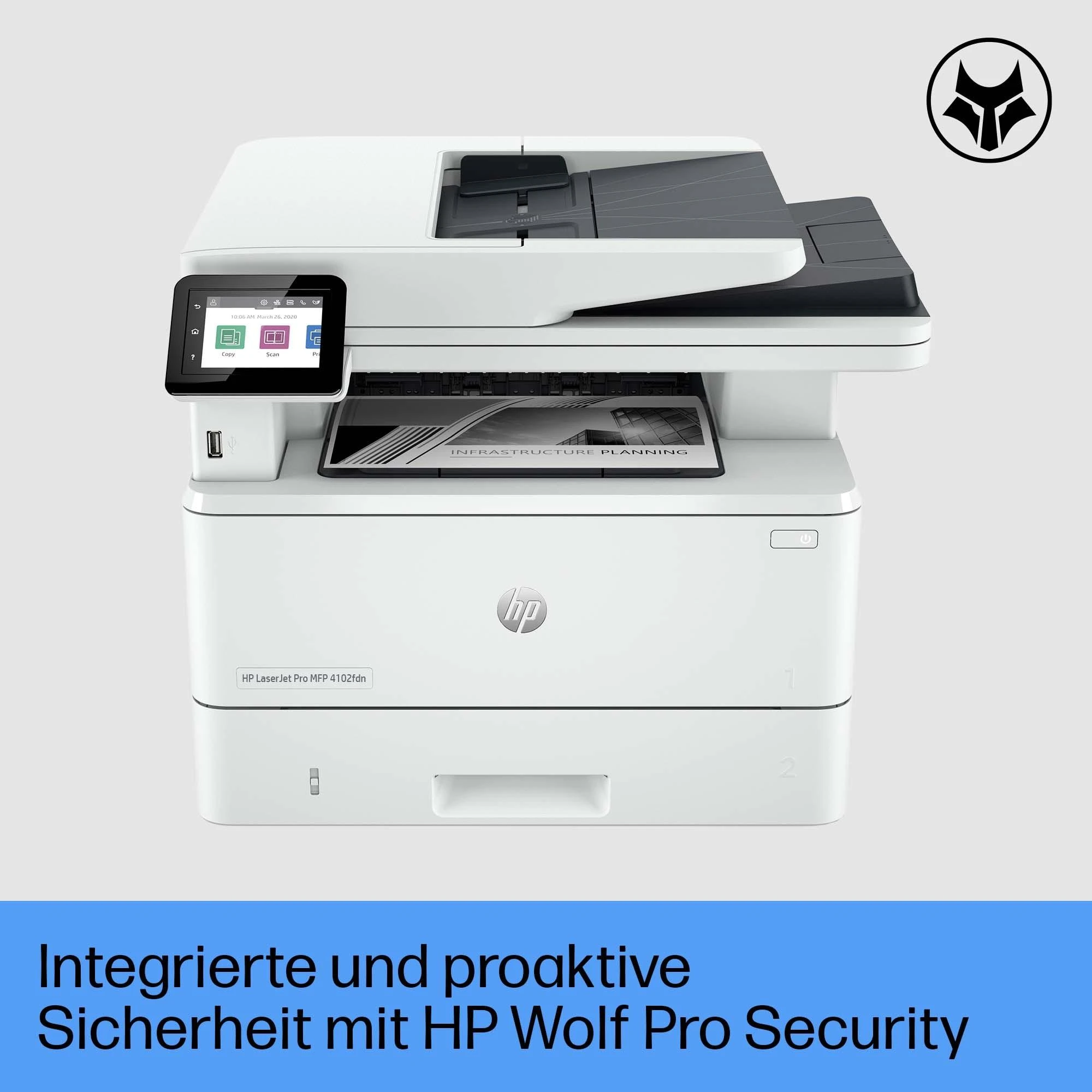 Daugiafunkcinis spausdintuvas HP LaserJet Pro 4102FDN (2Z623F)