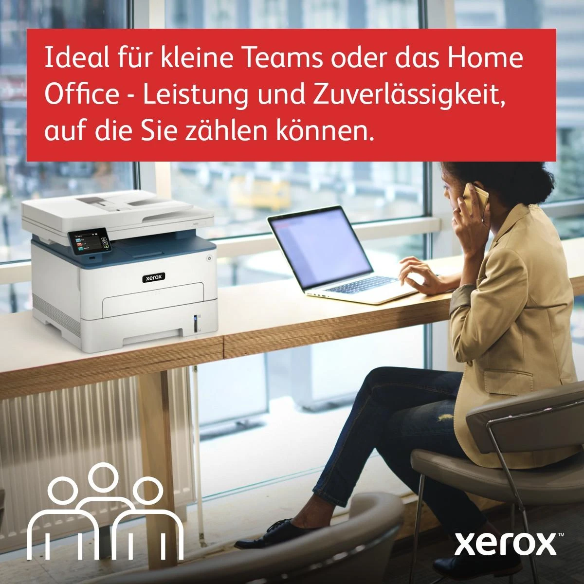 Spausdintuvas Xerox B235 A4 mono 4 in 1 MFP 34ppm. Dvipusis, tinklas, Wifi