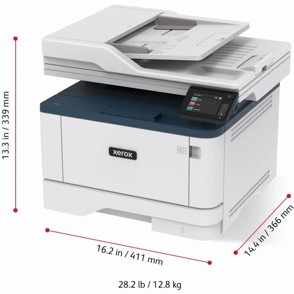 Spausdintuvas Xerox B305DNI, Baltos/Pilkos spalvos
