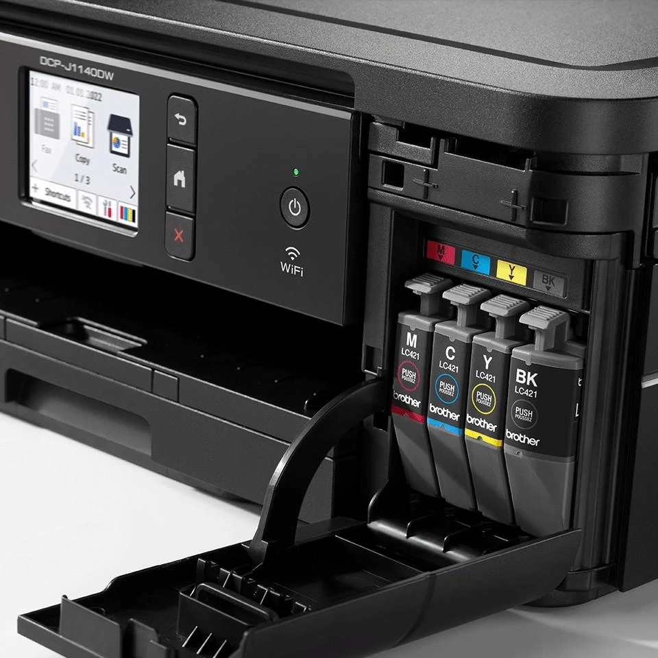 Spausdintuvas Brother DCP-J1140DW COL INK 3IN1 16PPM/A4 6,8CM LCD WLAN USB AIRPRINT