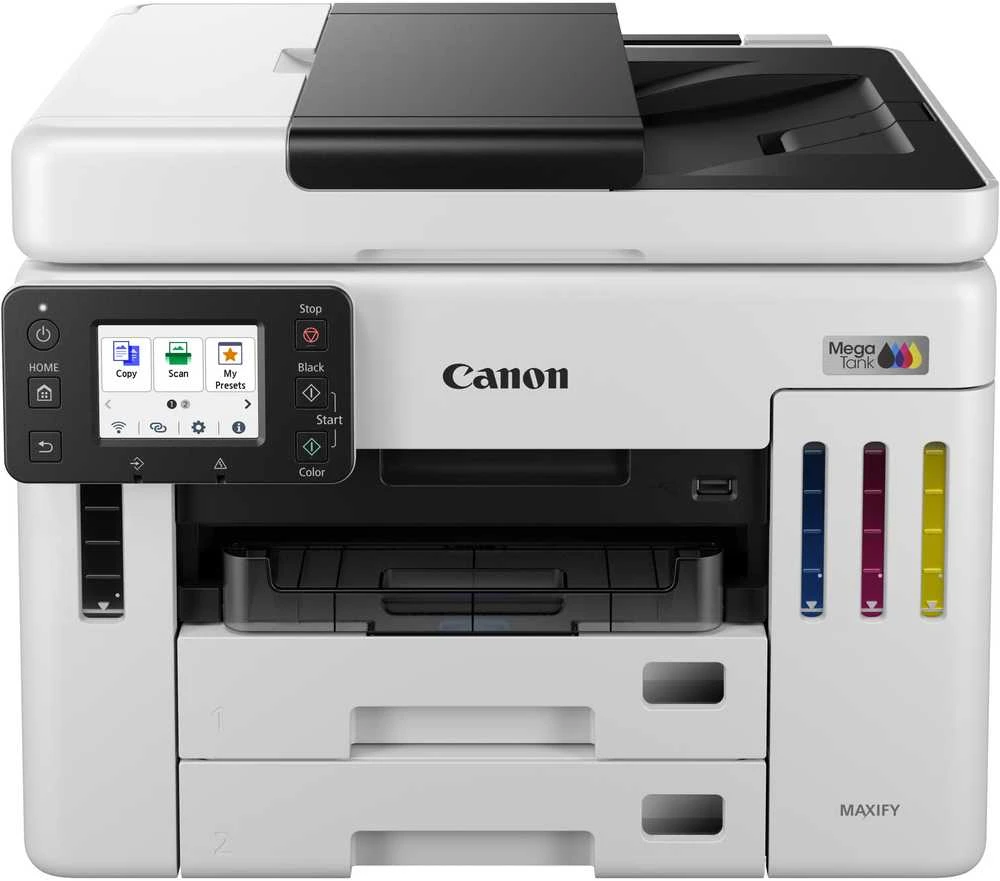 Canon | MAXIFY GX7150 | Daugiafunkcinis spausdintuvas | Ink-jet | Spalvotas | A4 | Wi-Fi | Baltas
