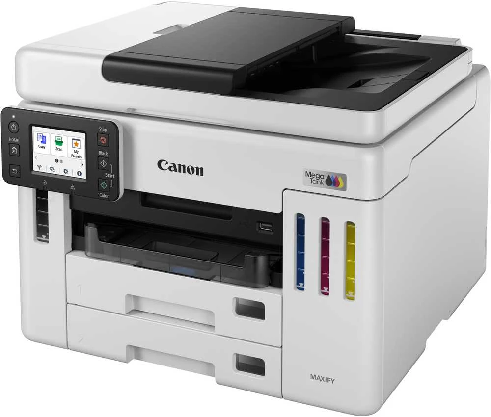 Canon | MAXIFY GX7150 | Daugiafunkcinis spausdintuvas | Ink-jet | Spalvotas | A4 | Wi-Fi | Baltas
