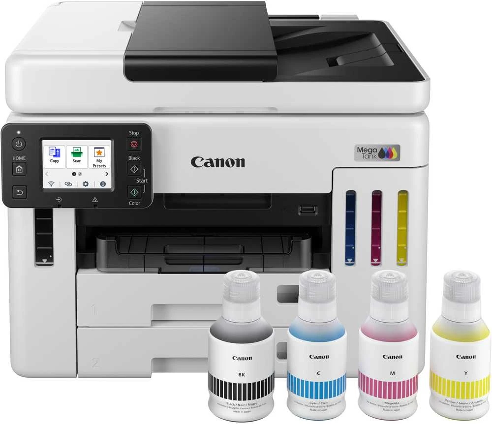 Canon | MAXIFY GX7150 | Daugiafunkcinis spausdintuvas | Ink-jet | Spalvotas | A4 | Wi-Fi | Baltas