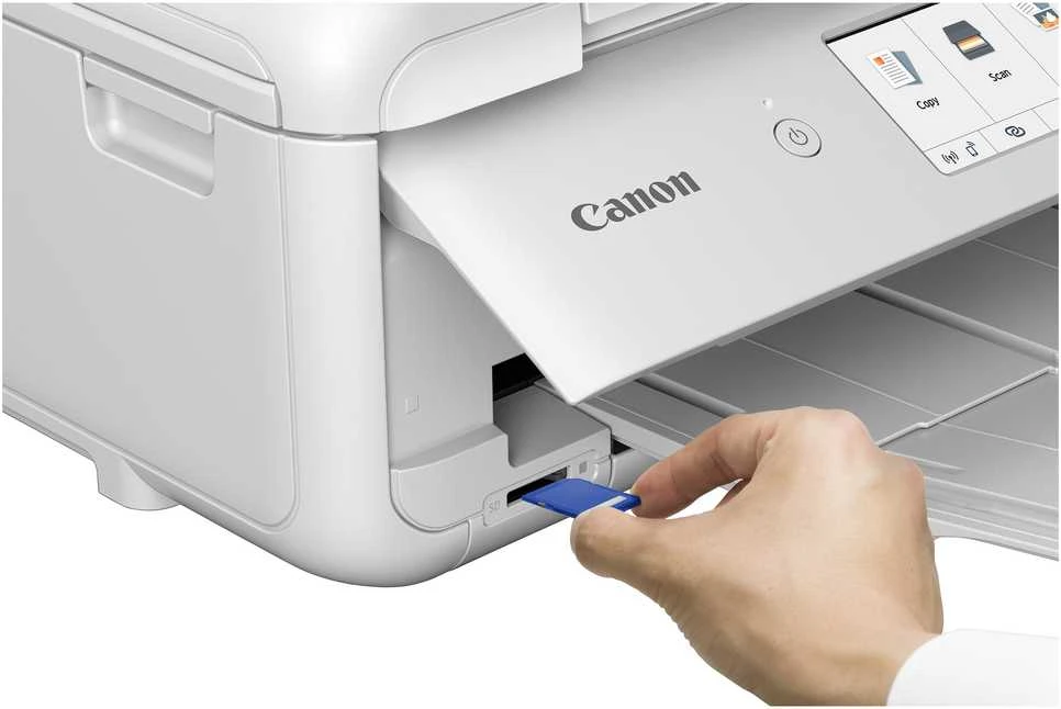 Spalvotas rašalinis spausdintuvas Canon Pixma TS9551Ca, A3, Wi-Fi, Baltas
