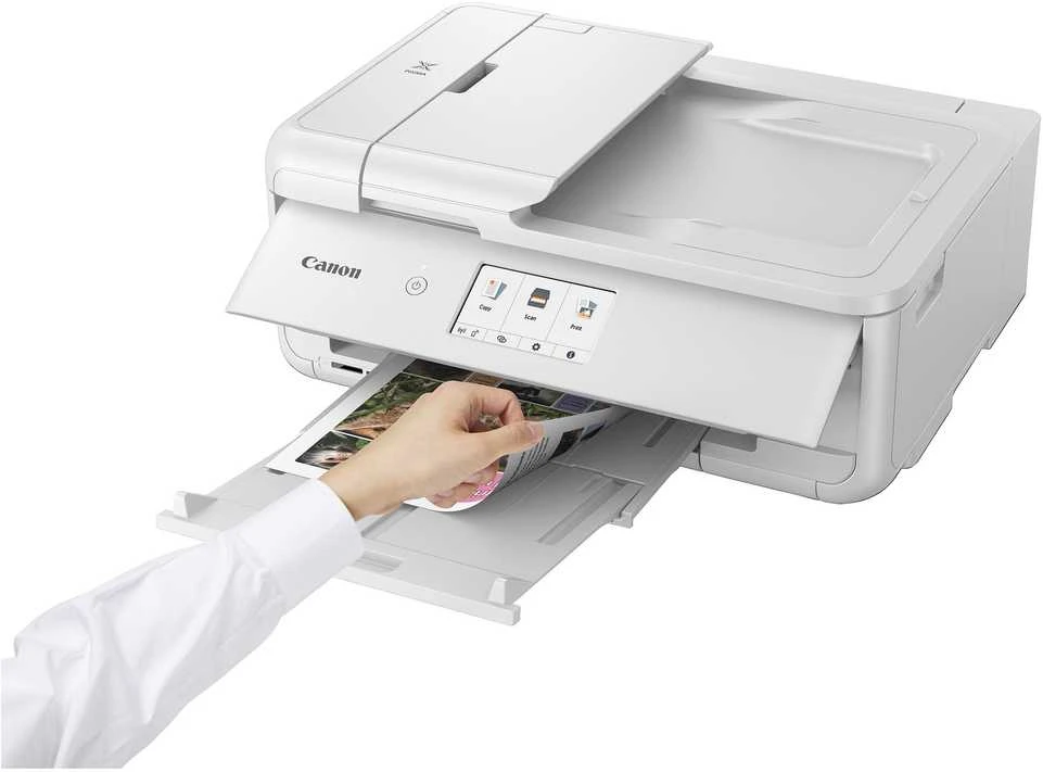Spalvotas rašalinis spausdintuvas Canon Pixma TS9551Ca, A3, Wi-Fi, Baltas