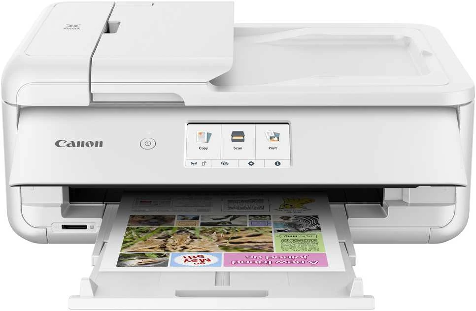 Spalvotas rašalinis spausdintuvas Canon Pixma TS9551Ca, A3, Wi-Fi, Baltas