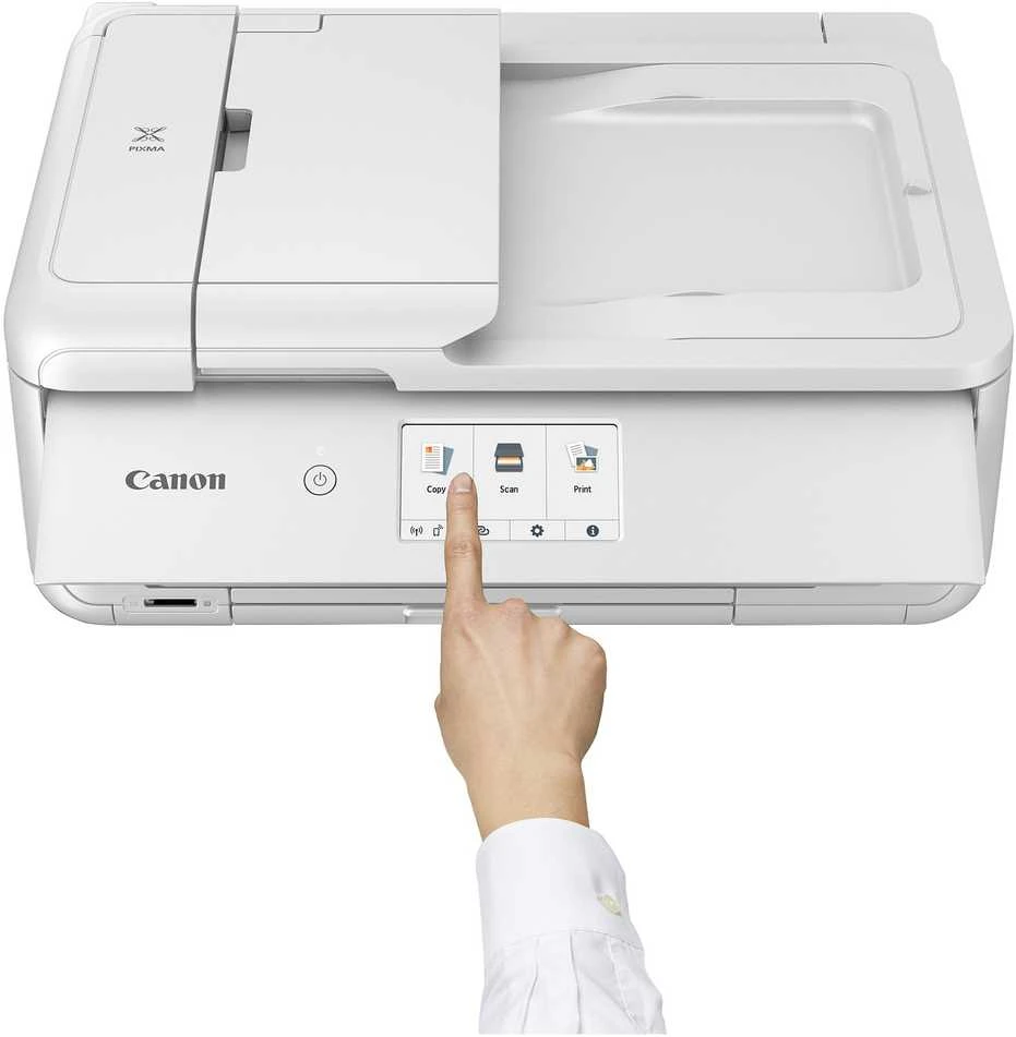 Spalvotas rašalinis spausdintuvas Canon Pixma TS9551Ca, A3, Wi-Fi, Baltas