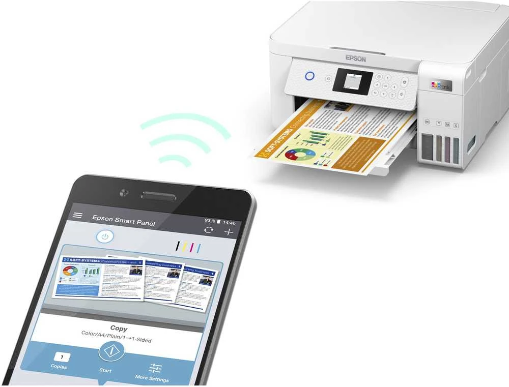 Daugiafunkcinis spausdintuvas Epson EcoTank ET-2856 (C11CJ63406)