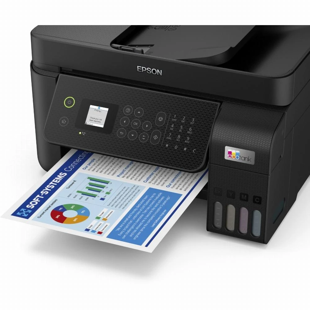 Spausdintuvas Epson EcoTank ET-4800 ET4800 Multifunktionsdrucker spalvotas Tintenstrahl nachfüllbar (C11CJ65402)