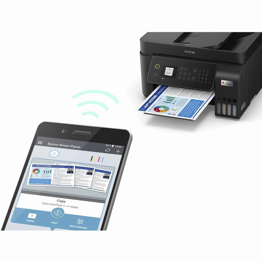Spausdintuvas Epson EcoTank ET-4800 ET4800 Multifunktionsdrucker spalvotas Tintenstrahl nachfüllbar (C11CJ65402)