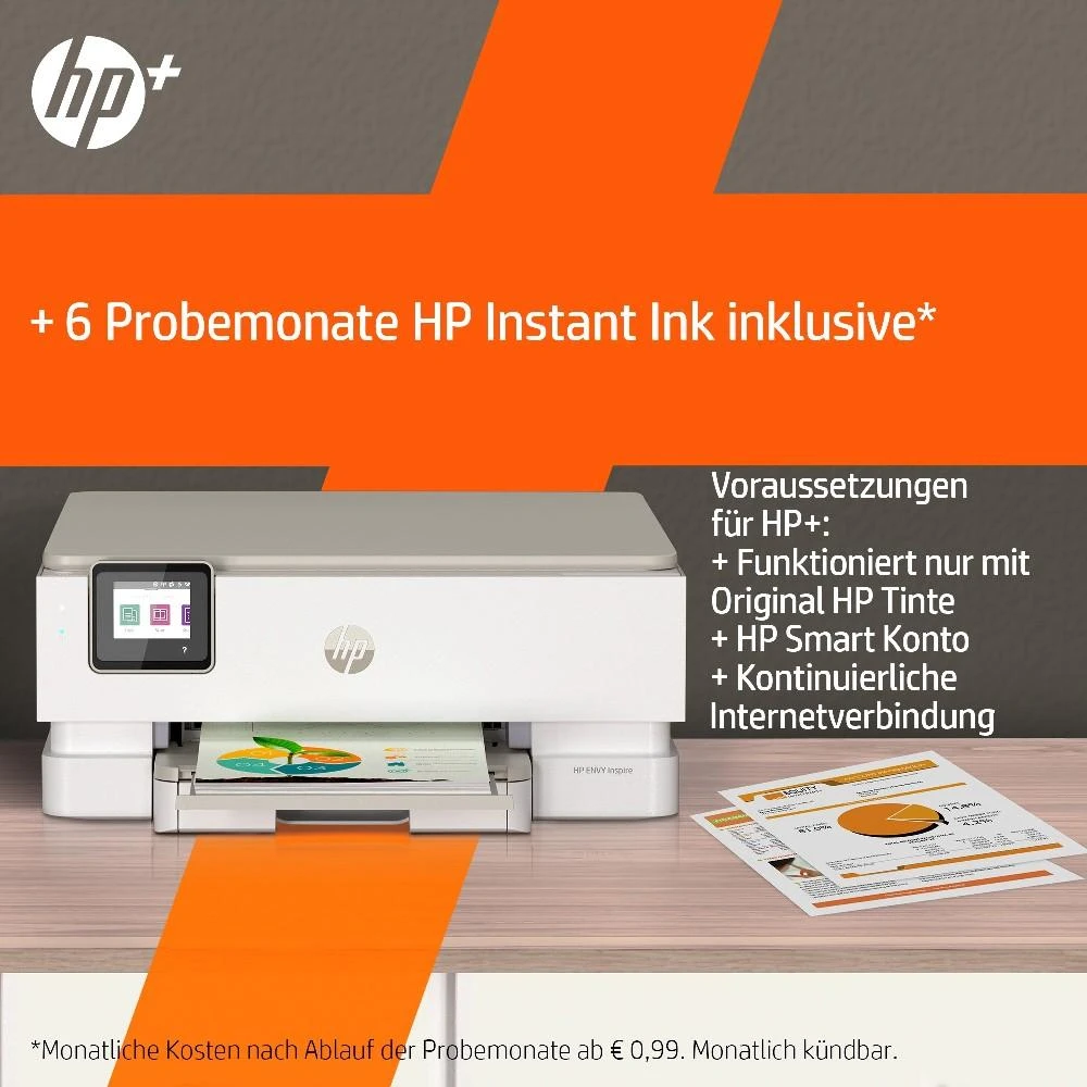 Hewlett Packard (HP) HP Envy Inspire 7220e daugiafunkcis A4 spalvotas rašalinis 10 psl./min. Spausdinti Nuskaityti Kopijuoti Nuotraukos Spausdintuvas