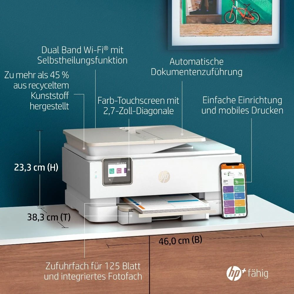 Hewlett Packard (HP) HP Envy Inspire 7920e daugiafunkcis A4 spalvotas rašalinis 10 psl./min. Spausdinti Nuskaityti Kopijuoti Nuotraukos Spausdintuvas