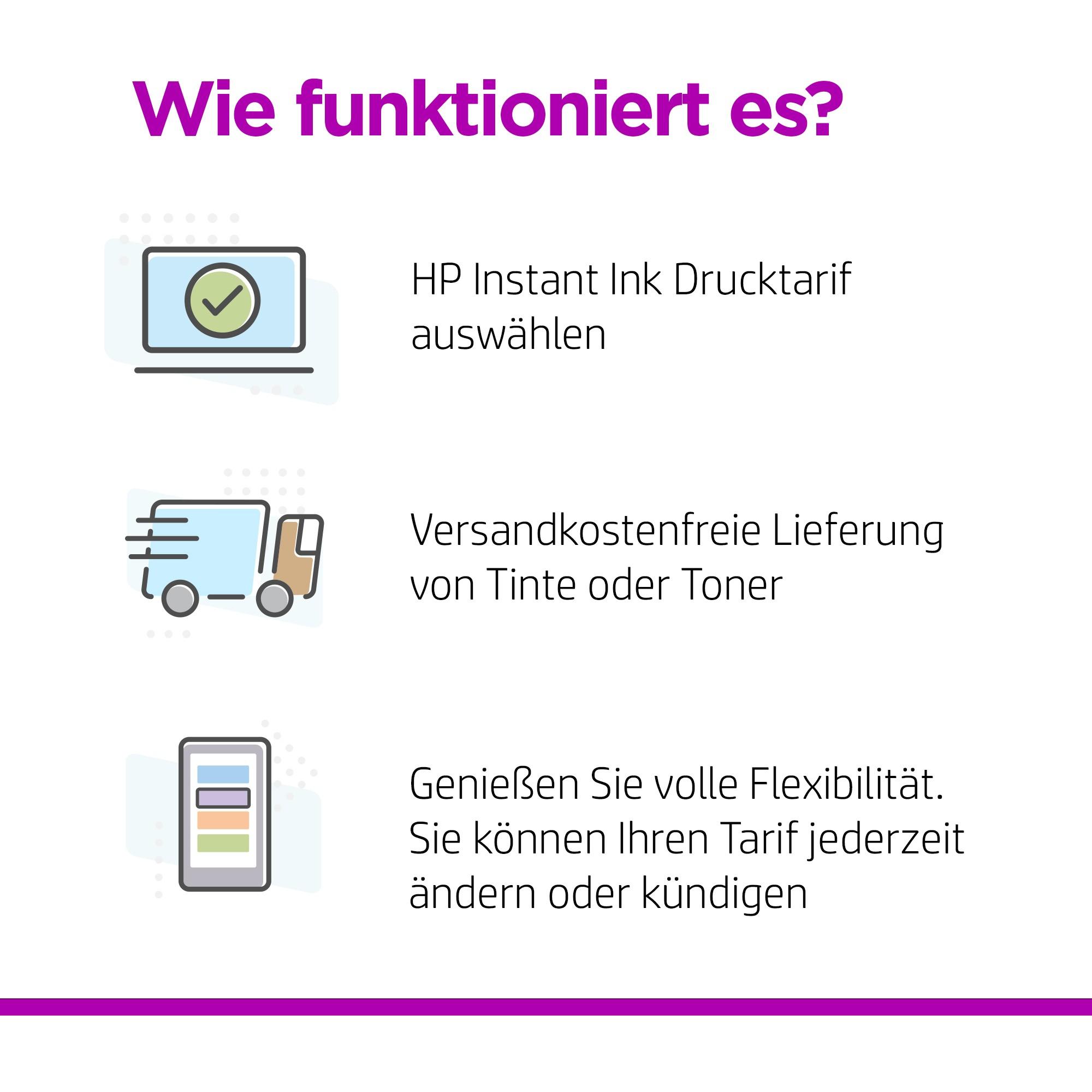 Hewlett Packard (HP) „HP Officejet Pro 9012e All-in-One“ spausdintuvas, įskaitant 6 mėnesių momentinio rašalo su HP+ bandomąją versiją