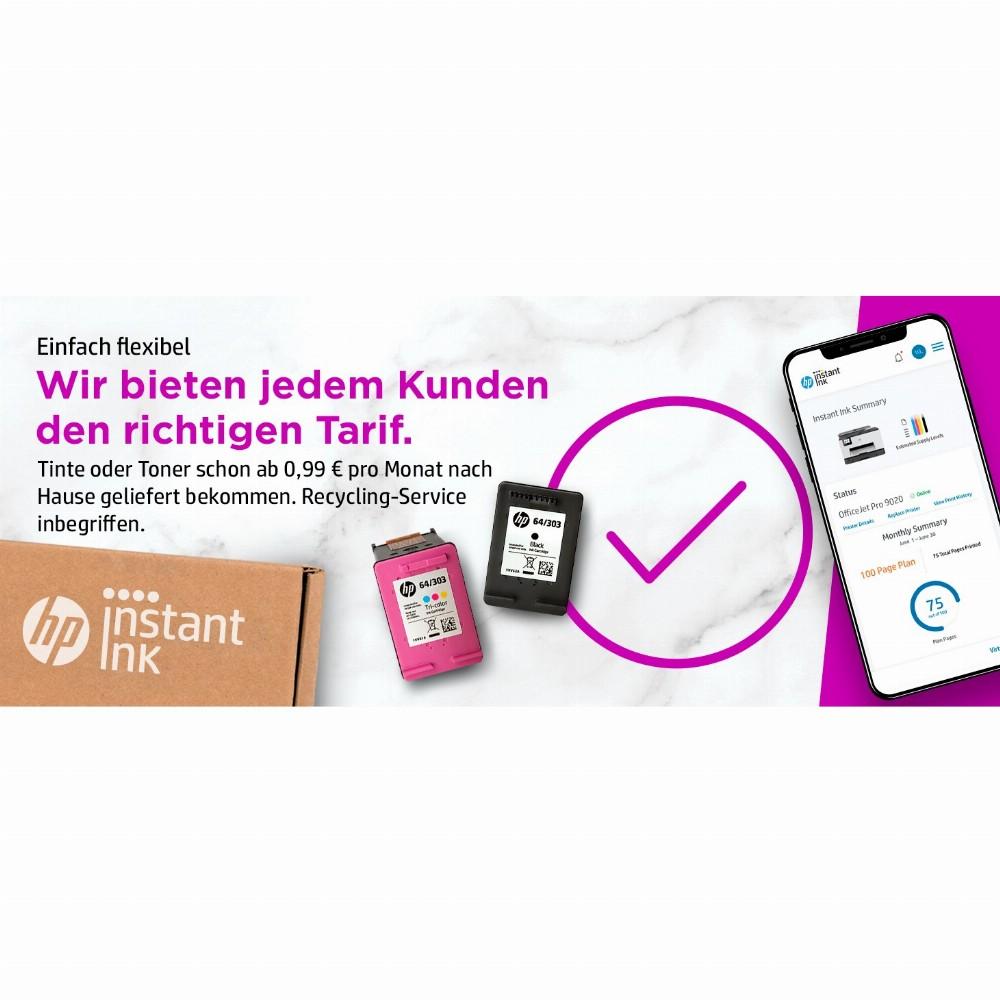 Hewlett Packard (HP) „HP Officejet Pro 9012e All-in-One“ spausdintuvas, įskaitant 6 mėnesių momentinio rašalo su HP+ bandomąją versiją
