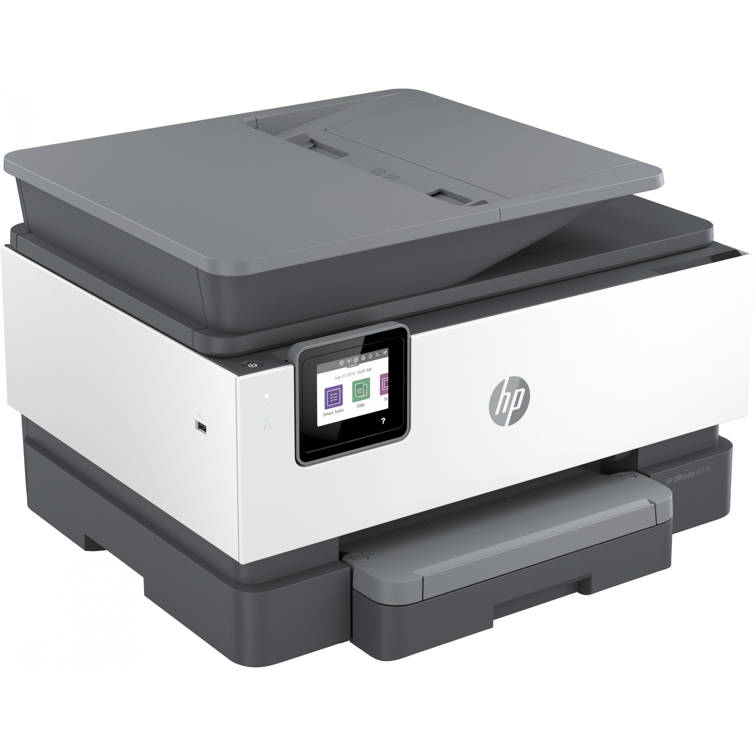 Hewlett Packard (HP) „HP Officejet Pro 9012e All-in-One“ spausdintuvas, įskaitant 6 mėnesių momentinio rašalo su HP+ bandomąją versiją