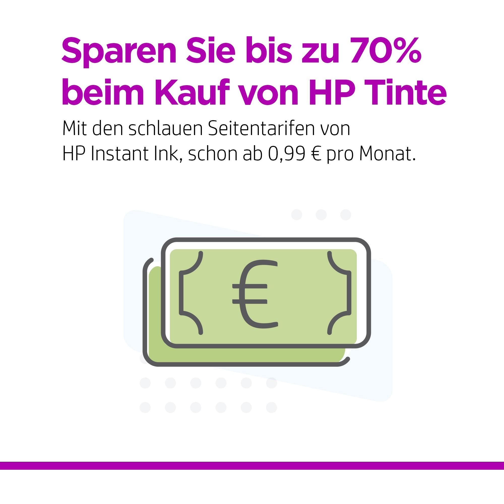 Hewlett Packard (HP) „HP Officejet Pro 9012e All-in-One“ spausdintuvas, įskaitant 6 mėnesių momentinio rašalo su HP+ bandomąją versiją