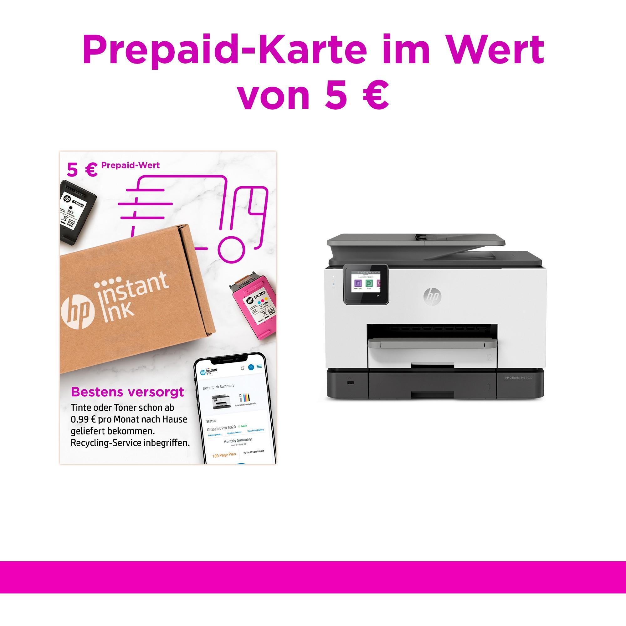 Hewlett Packard (HP) „HP Officejet Pro 9012e All-in-One“ spausdintuvas, įskaitant 6 mėnesių momentinio rašalo su HP+ bandomąją versiją