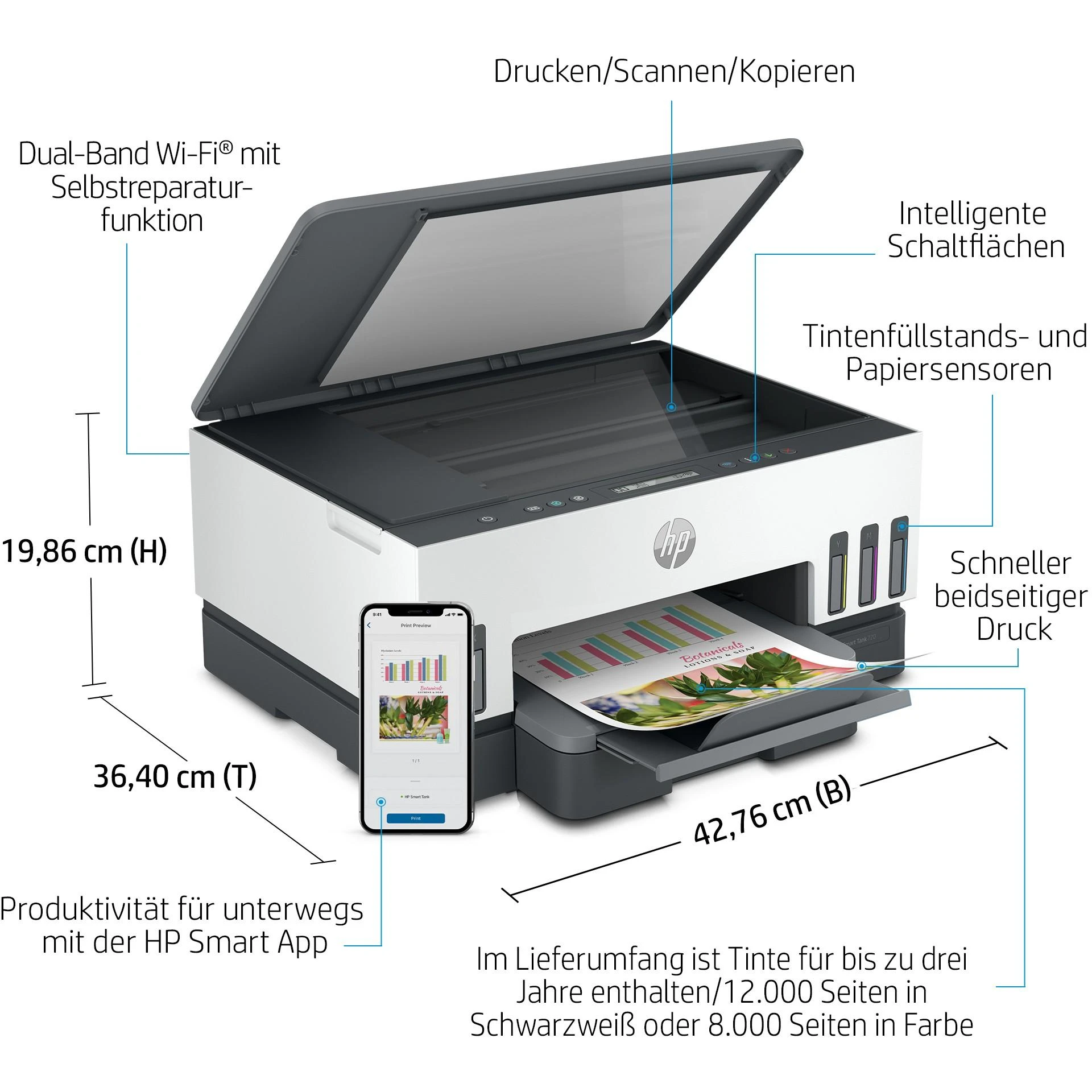 Spausdintuvas Hewlett Packard (HP) HP Smart Tank 7005