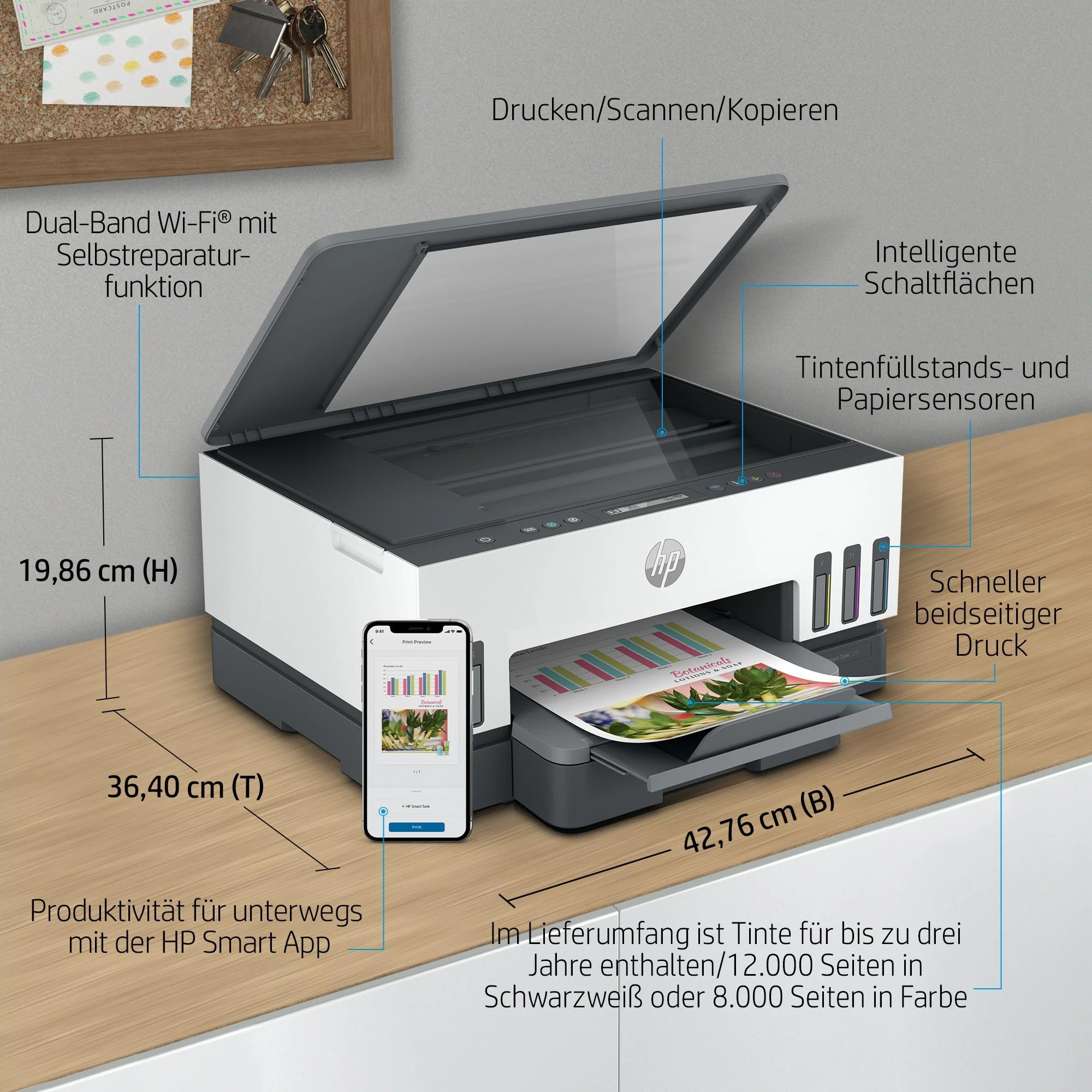 Spausdintuvas Hewlett Packard (HP) HP Smart Tank 7005