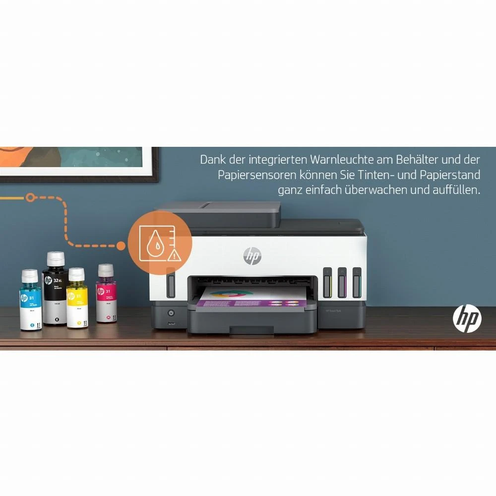 Hewlett Packard (HP) Spausdintuvas T HP Smart Tank 7605 3in1/A4/WiFi/Bluetooth/ADF/Dulpex