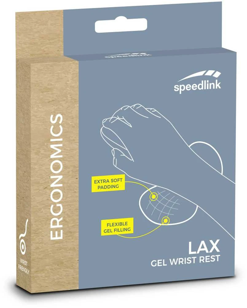 Pelė Speedlink riešo atrama LAX. Gel. juodas retail