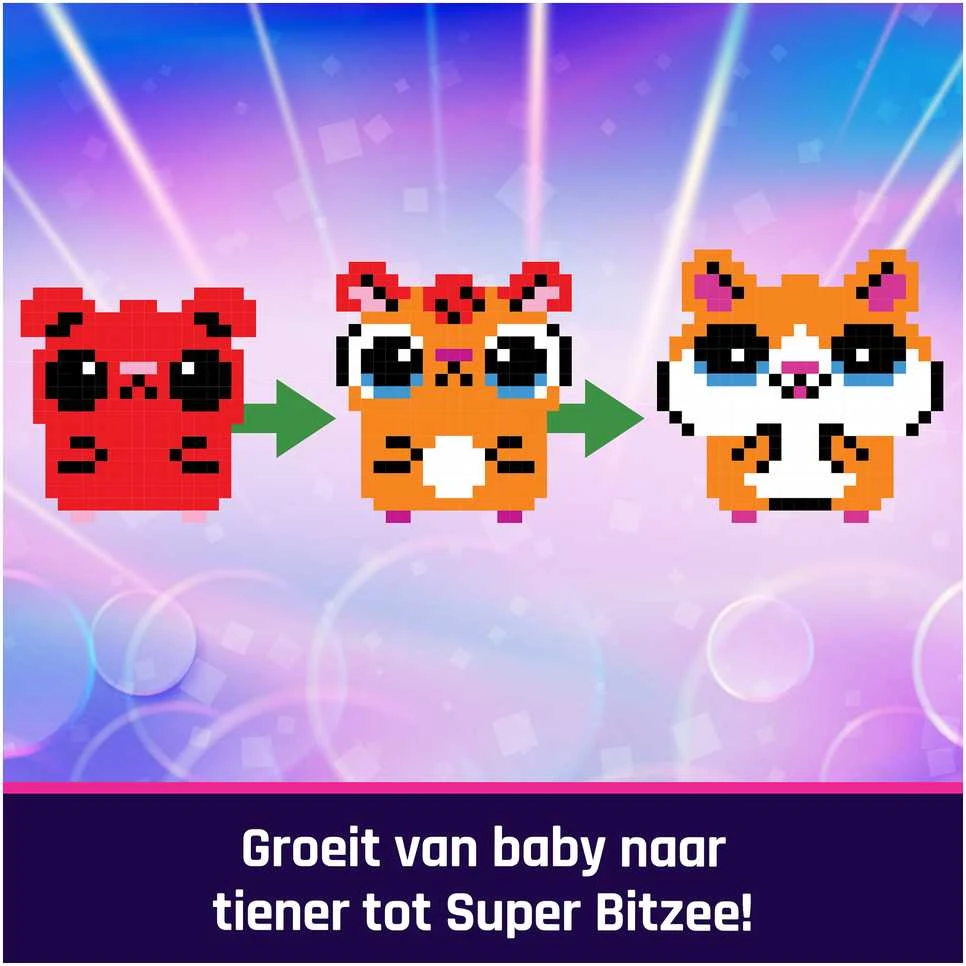 NAUJIENA 2025! Interaktyvus skaitmeninis gyvūnėlis žiurkėno rate BITZEE Hamster Ball