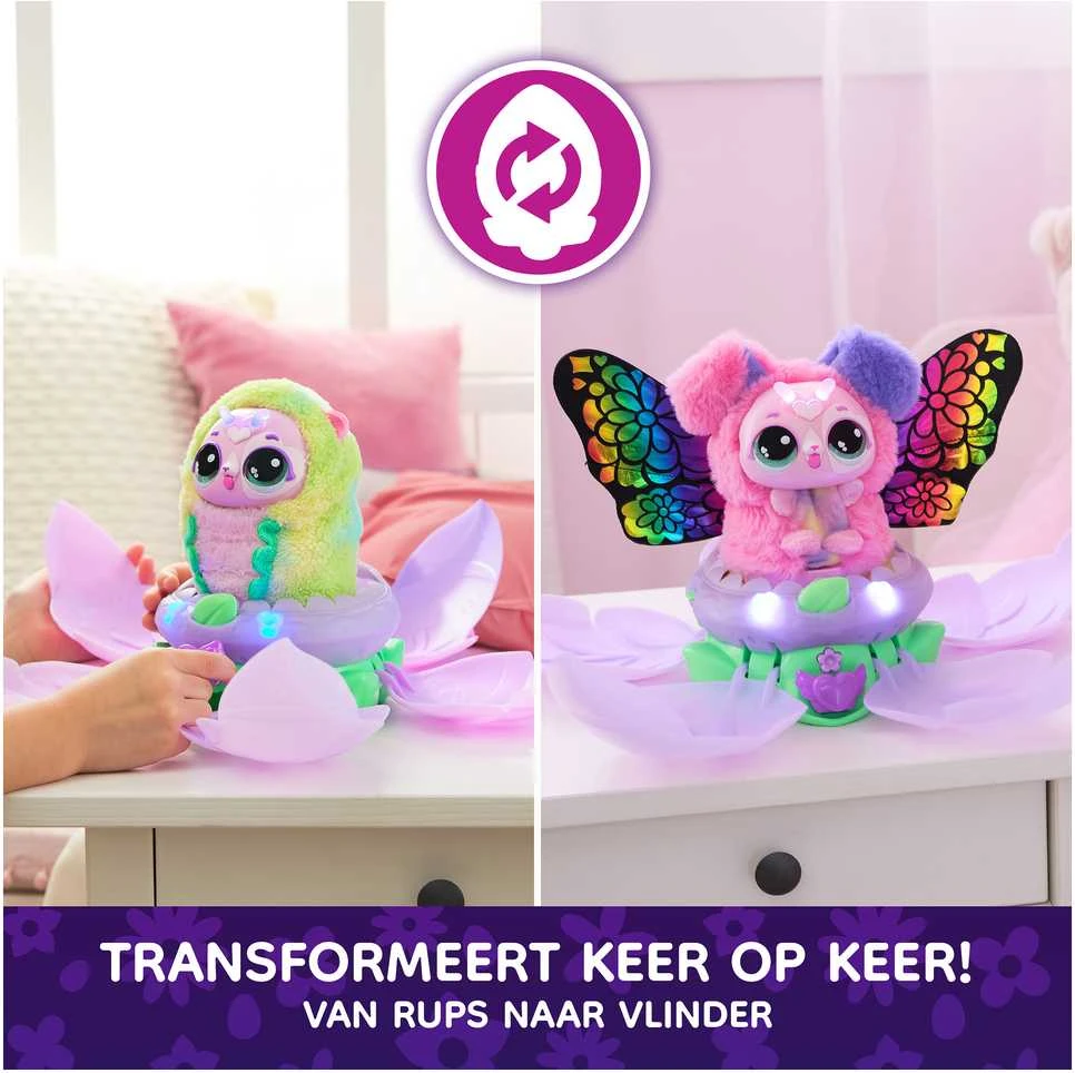 HATCHIMALS ALIVE Interaktyvus žaislas „Žydintis siurprizas-kačiukas“