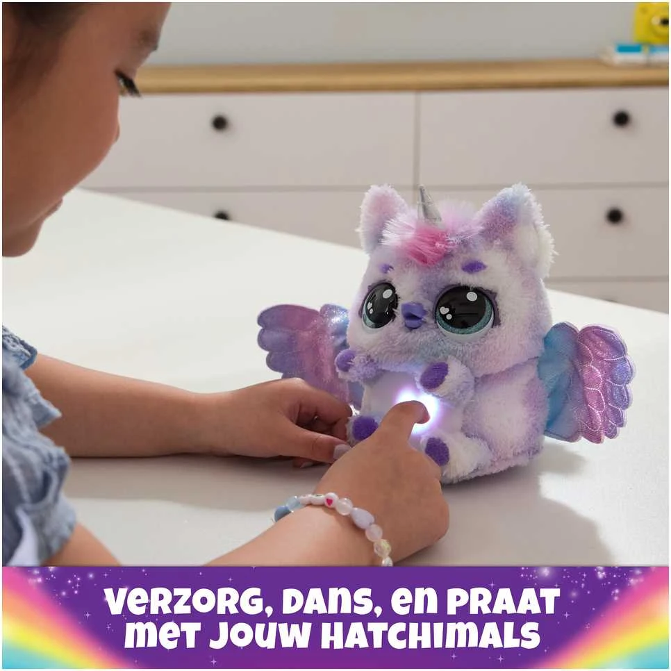 Interaktyvus žaislas HATCHIMALS „Alive Pufficorn“